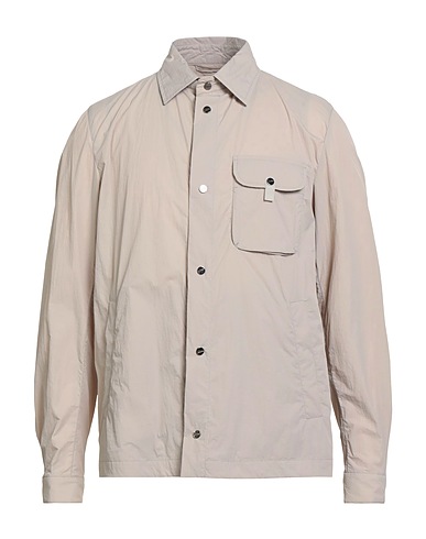 HERNO Solid colour shirt Light grey 100% Polyamide