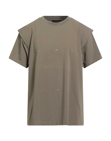 HELIOT EMIL T-shirt Khaki 84% Cotton, 16% Elastane