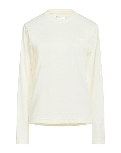 Y-3 ベーシックTシャツ オフホワイト リサイクルポリエステル 77% / ウール 23%
