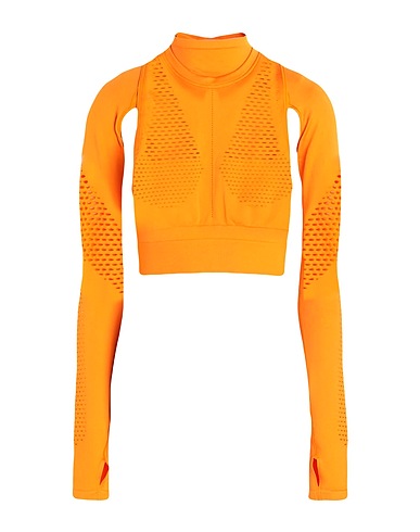 ADIDAS by STELLA McCARTNEY Top Mandarin 92% Recycled polyamide, 8% Elastane