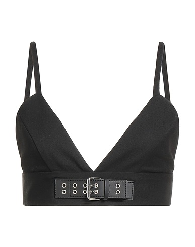 MOSCHINO JEANS Top Nero 54% Poliestere, 44% Lana, 2% Elastan