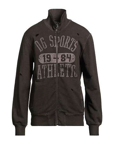 DOLCE&GABBANA Sweatshirt Brown 95% Cotton, 5% Elastane