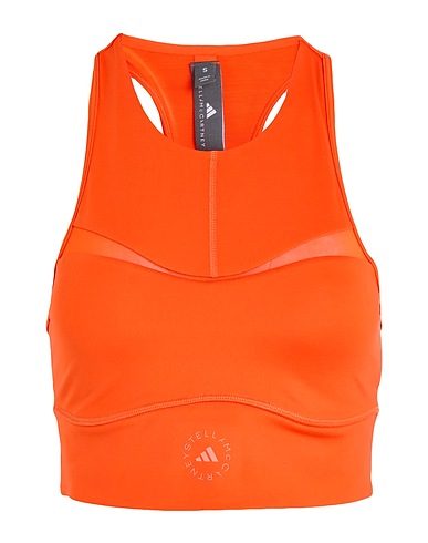 ADIDAS by STELLA McCARTNEY Top Arancione 79% Poliestere riciclato, 21% Elastan