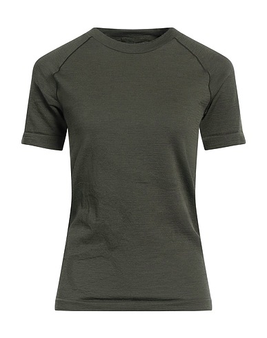 Y-3 T-shirt ADIDAS BY YOHJI YAMAMOTO Verde militare 59% Poliestere riciclato, 17% Lana, 16% Rayon, 8% Poliammide