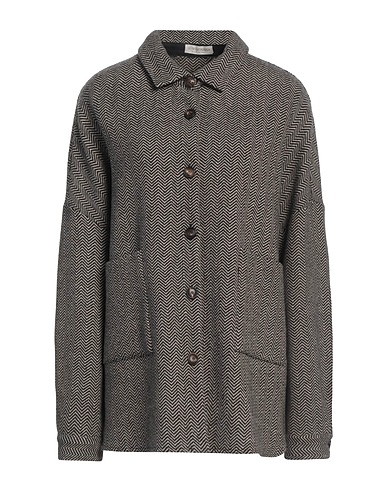 LE TRICOT PERUGIA Patterned shirts & blouses Grey 95% Virgin Wool, 5% Polyamide