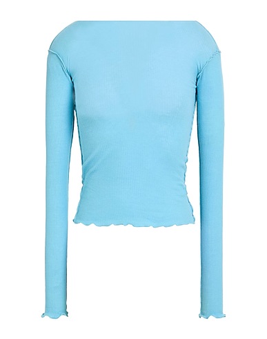 BASERANGE T-shirt Sky blue 100% Organic cotton