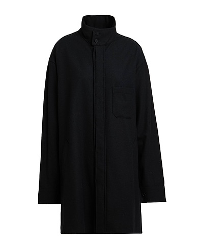 Y-3 Solid color shirts & blouses Black 60% Recycled polyester, 40% Wool