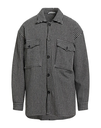 I'M BRIAN Hemd mit Muster Schwarz 61% Wolle, 25% Polyester, 11% Acryl, 3% Andere Fasern