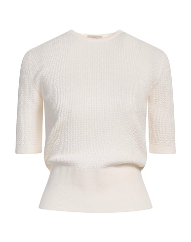 AGNONA Jumper Cream 55% Cotton, 45% Cashmere