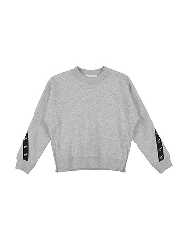 CALVIN KLEIN JEANS Sweatshirt Light grey 100% Cotton