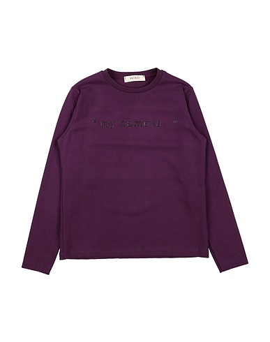 VICOLO T-shirt Viola 90% Cotone, 10% Elastan