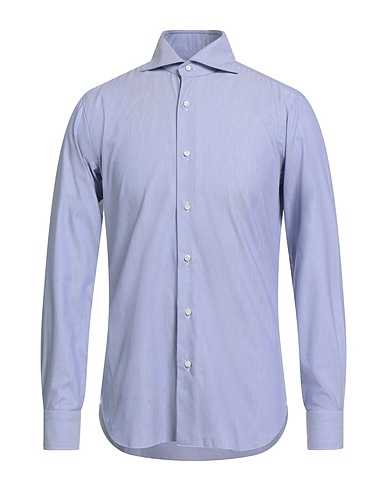BARBA Napoli Patterned shirt Blue 100% Cotton