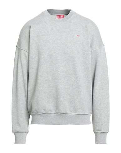 DIESEL Sweatshirt Light grey 60% Cotton, 40% Polyester, Elastane