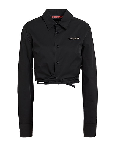 OTTOLINGER Solid colour shirts & blouses Black 60% Cotton, 34% Polyamide, 4% Elastane, 2% Other Fibres