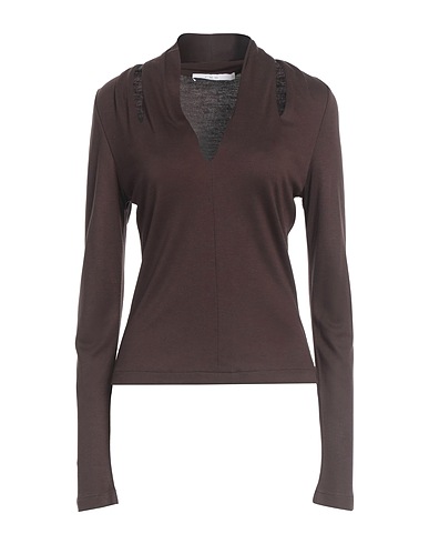 IRO T-shirt Chocolate brown 100% Viscose