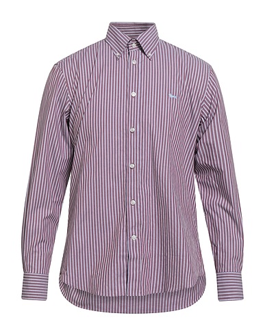HARMONT & BLAINE Striped shirt Burgundy 100% Cotton
