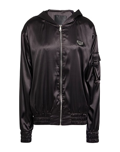 PHILIPP PLEIN Jacket COUTURE Black 96% Polyester, 4% Elastane