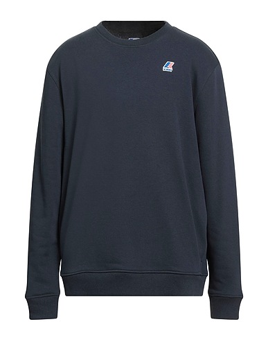 K-WAY Sweatshirt Midnight blue 88% Cotton, 12% Polyester, Elastane