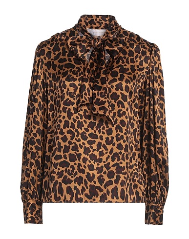 ROBERT FRIEDMAN Top Camel 75% Viscose, 25% Silk