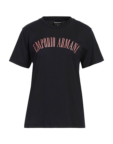 EMPORIO ARMANI T-Shirt Schwarz 100% Baumwolle