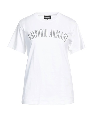 EMPORIO ARMANI TOPS & TEES White 100% Cotton
