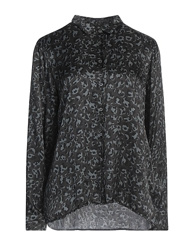 ROBERT FRIEDMAN Patterned shirts & blouses Charcoal 75% Viscose, 25% Silk
