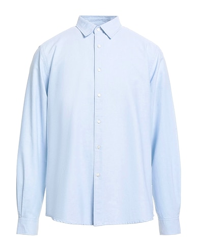 ASPESI Solid color shirt SHIRTS Sky blue 100% Cotton