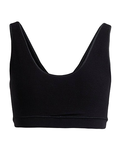 BASERANGE Top Black 84% Organic cotton, 11% Polyamide, 5% Elastane