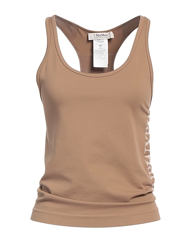 'S MAX MARA Vest Taupe 96% Polyamide, 4% Elastane