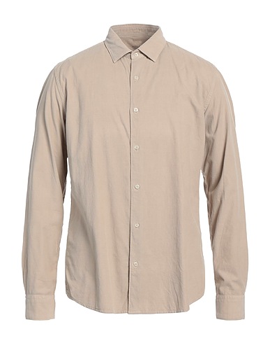 ALTEA Solid colour shirt Beige 100% Cotton