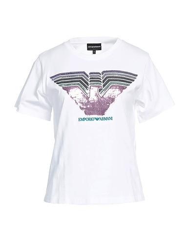 EMPORIO ARMANI T-Shirt Weiß 100% Baumwolle