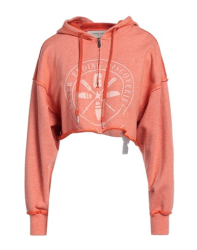 GOLDEN GOOSE Hooded sweatshirt Orange 79% Cotton, 21% Polyester