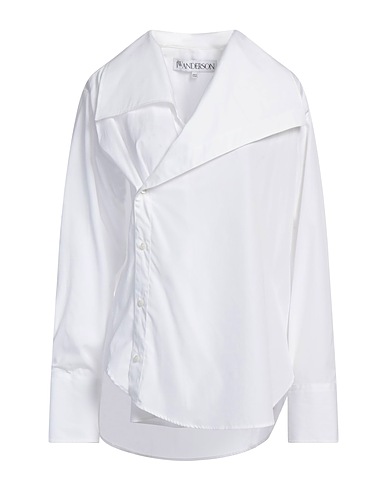 JW ANDERSON Solid colour shirts & blouses White 100% Cotton