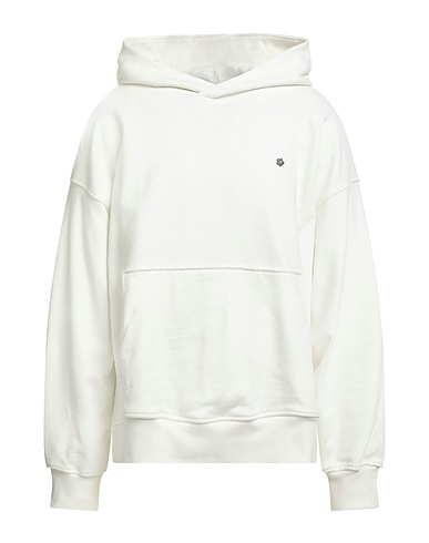 A PAPER KID Hooded track jacket  Ivory 100% Cotton