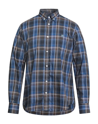 HARMONT & BLAINE Camisa de cuadros JEANS Azul marino 100% Algodón