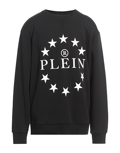 PHILIPP PLEIN Sweatshirt Black 88% Cotton, 12% Polyester