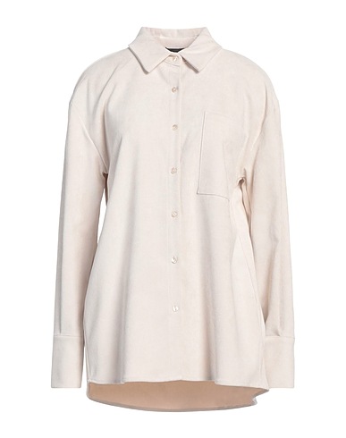 ALPHA STUDIO Solid colour shirts & blouses Off white 87% Polyester, 10% Polyamide, 3% Elastane