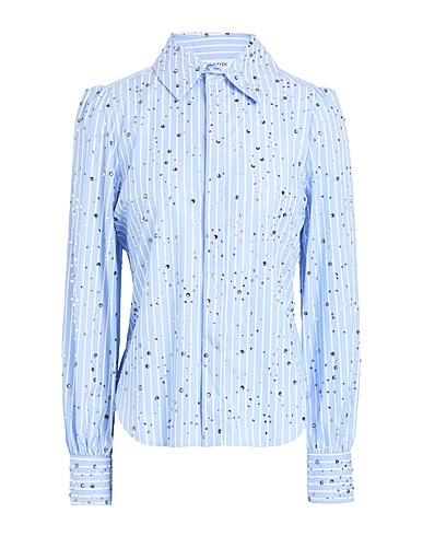 DICE KAYEK Camicia a righe Blu chiaro 100% Cotone