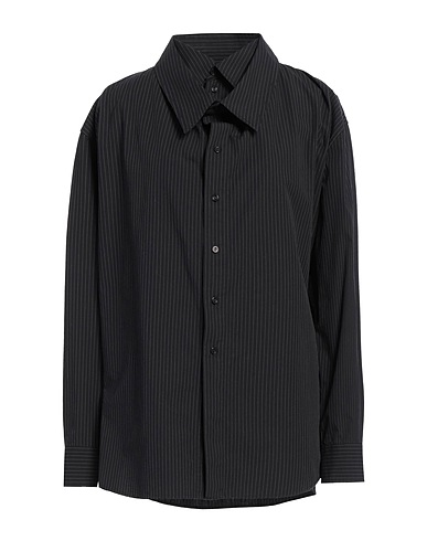 HERSKIND Striped shirt Black 100% Cotton