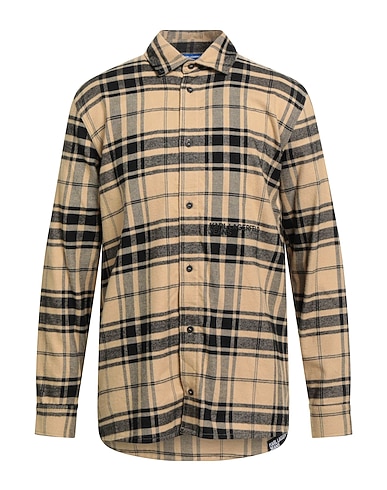 KARL LAGERFELD JEANS Chemise à carreaux Beige 100% Coton biologique