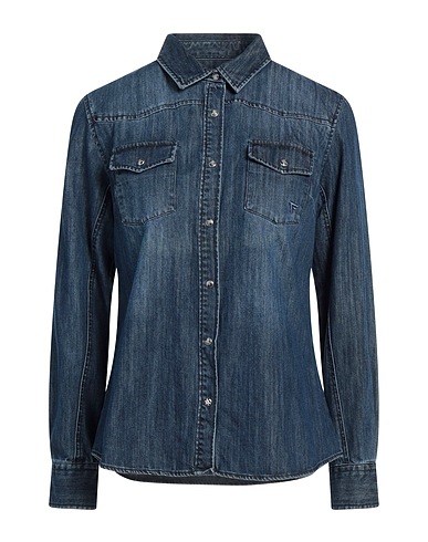FRED MELLO Denim shirt Blue 100% Cotton