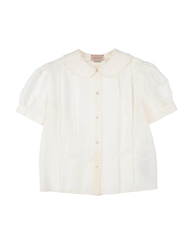GUCCI Camicie e bluse tinta unita Off white 100% Cotone, Poliammide