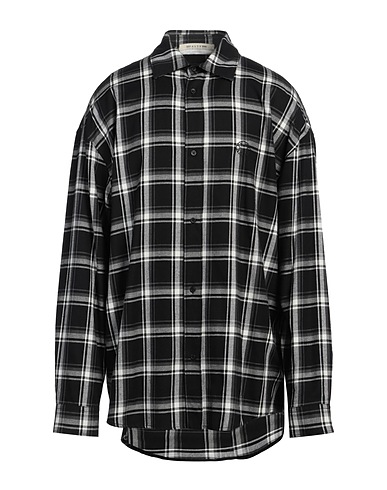1017 ALYX 9SM Checked shirt Black 65% Polyethylene, 35% Cotton