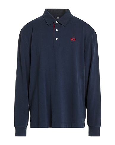 LA MARTINA Polo Blu navy 100% Cotone