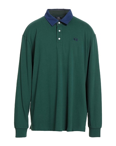 LA MARTINA Polo Verde 100% Cotone