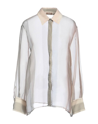 PESERICO Silk shirts & blouses Beige 100% Silk