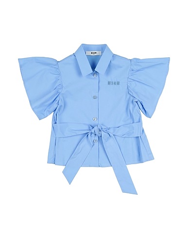 MSGM Solid colour shirts & blouses 98% Cotton, 2% Elastane