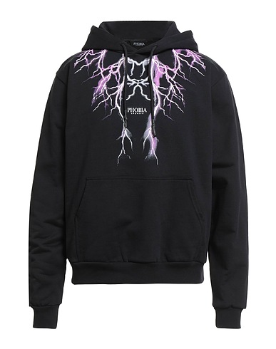 PHOBIA ARCHIVE Felpa Nero 100% Cotone