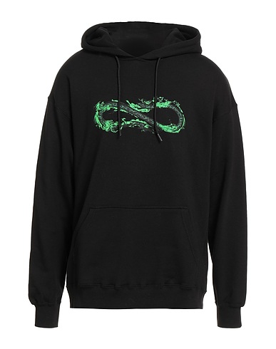 PROPAGANDA Felpa Nero 100% Cotone