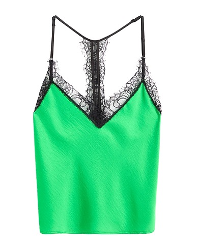 ESSENTIEL ANTWERP Camisole Green 51% Recycled polyester, 49% Polyester, Polyamide